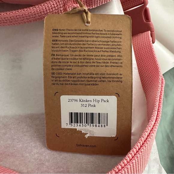 Fjallraven Kanken Pink Crossbody Bag - Picture 11 of 16